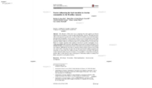 Factors influencing the food transition in riverine communities in the Brazilian Amazon